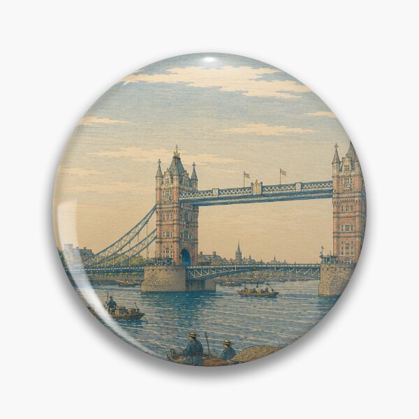 Item preview, Tower Bridge on the Thames designed and sold by UkiyoCities.