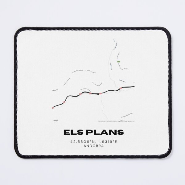 Item preview, Els Plans Andorra Minimalist Map Art Print designed and sold by RM-Journey.