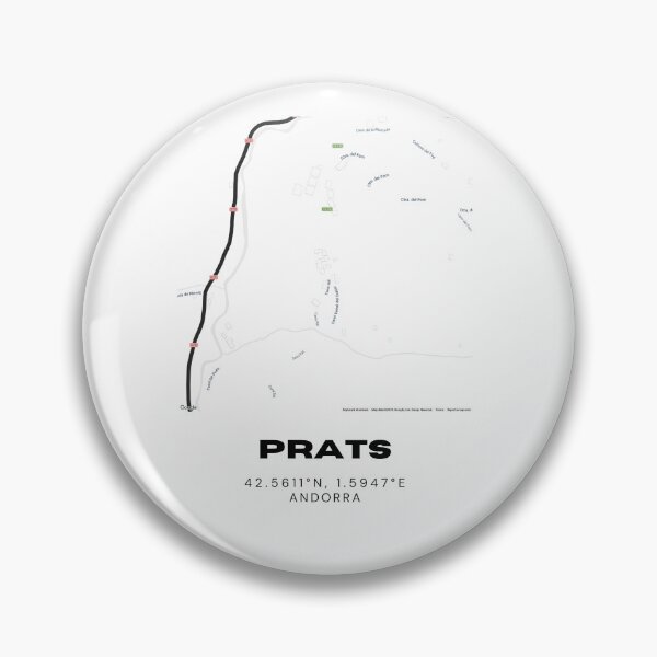 Item preview, Prats Andorra Minimalist Map Art Print designed and sold by RM-Journey.