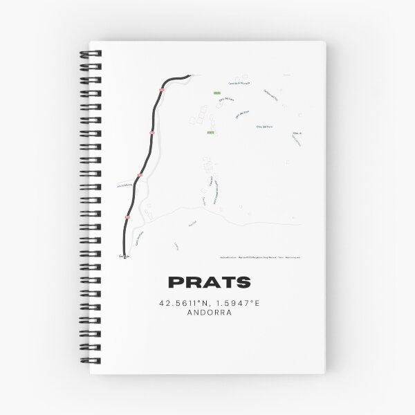 Item preview, Prats Andorra Minimalist Map Art Print designed and sold by RM-Journey.