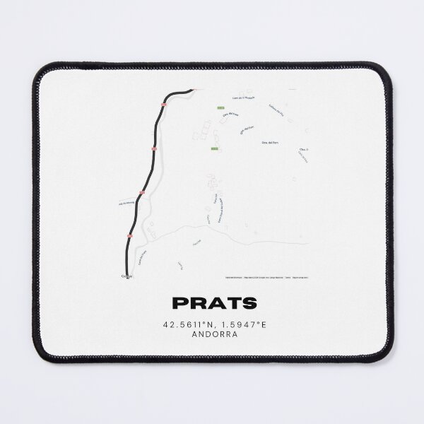 Item preview, Prats Andorra Minimalist Map Art Print designed and sold by RM-Journey.
