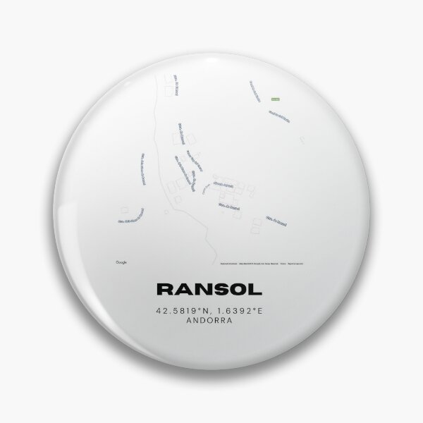Item preview, Ransol Andorra Minimalist Map Art Print designed and sold by RM-Journey.