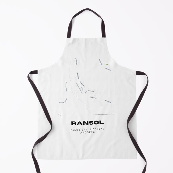Item preview, Ransol Andorra Minimalist Map Art Print designed and sold by RM-Journey.