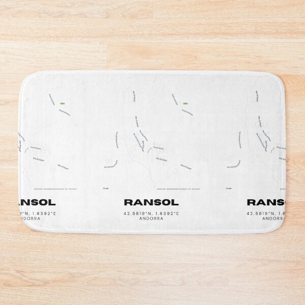 Item preview, Ransol Andorra Minimalist Map Art Print designed and sold by RM-Journey.