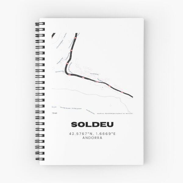 Item preview, Soldeu Andorra Minimalist Map Art Print designed and sold by RM-Journey.