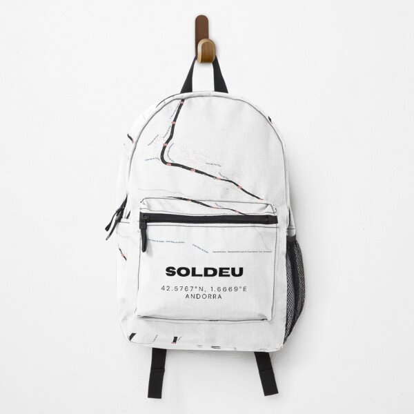 Item preview, Soldeu Andorra Minimalist Map Art Print designed and sold by RM-Journey.