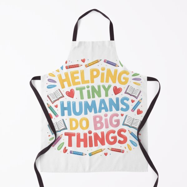 Item preview, Helping Tiny Humans Do Big Things Teacher Motivational Quote T-Shirt designed and sold by DArtfulStudio.