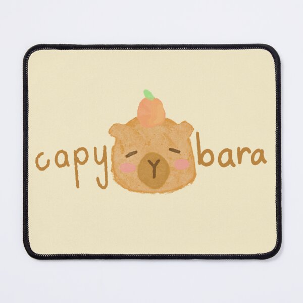 Item preview, Big Capybara with orange on its head designed and sold by BeskidyArt.