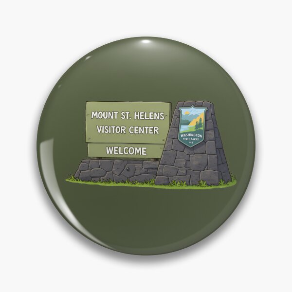 Item preview, Mount St Helens designed and sold by Broken Antler Designs .