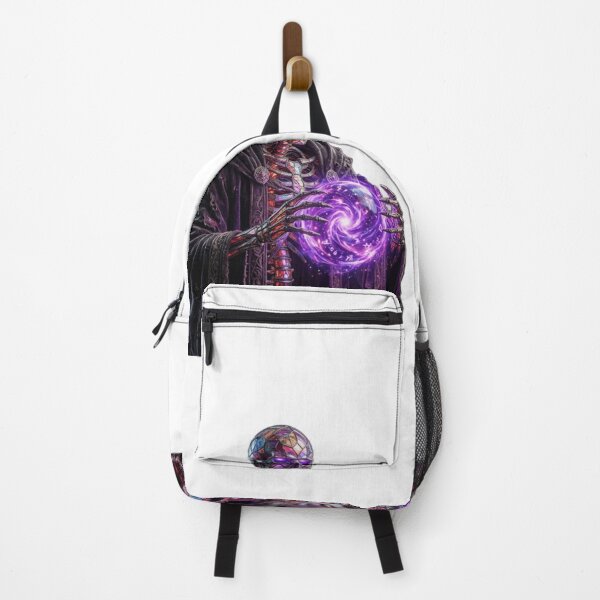 Item preview, Stained Glass Skeleton Dark Fantasy Mage designed and sold by NeoTeeFusion.