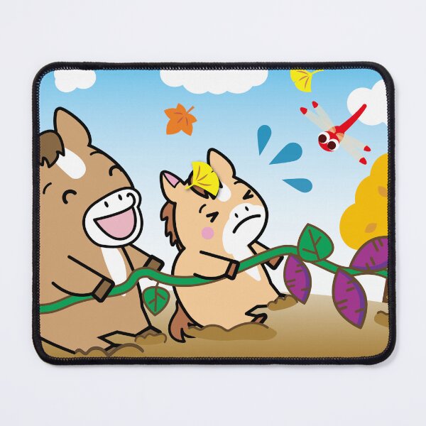 Item preview, Happy Horse Friends Autumn Sweet Potato Digging designed and sold by OsakaYumeWorks.