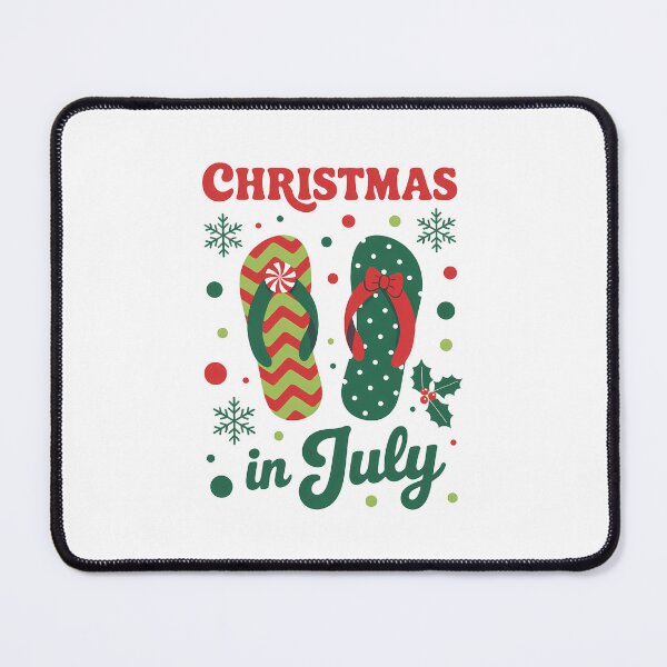 Item preview, Christmas In July Flip Flops Xmas Flip Flops Summer designed and sold by SapfireStuArt.