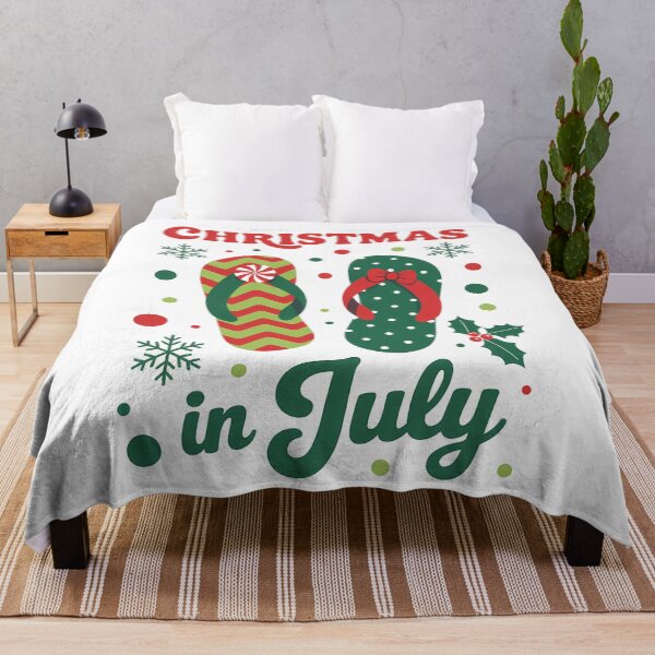 Item preview, Christmas In July Flip Flops Xmas Flip Flops Summer designed and sold by SapfireStuArt.