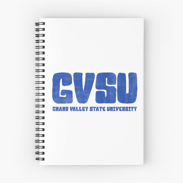 Item preview, GVSU Vintage Blue Block Letters designed and sold by Katelyn Bailey.