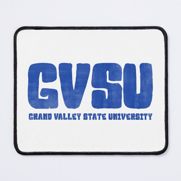 Item preview, GVSU Vintage Blue Block Letters designed and sold by Katelyn Bailey.