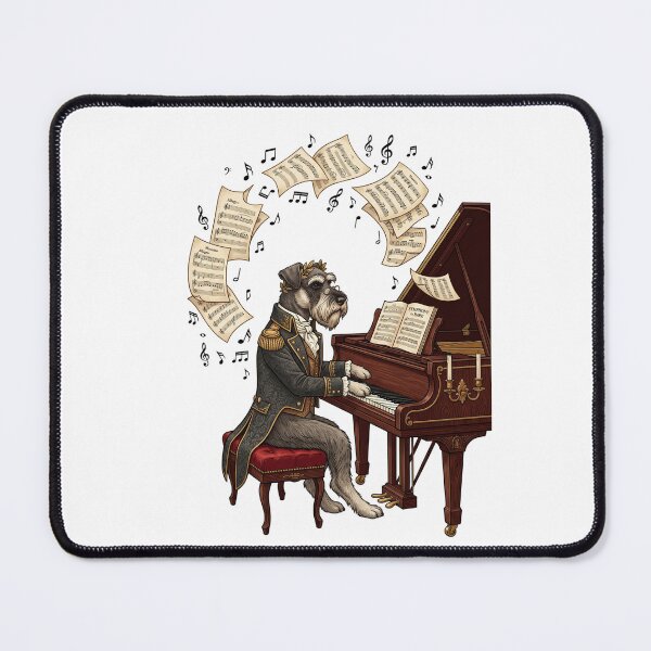 Item preview, Schnauzer Classical Music Composer Piano Sheet Notes designed and sold by PictoVibe.