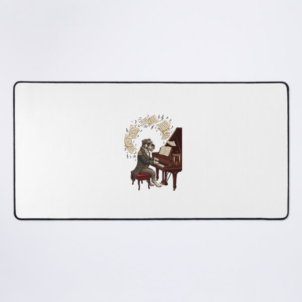 Item preview, Schnauzer Classical Music Composer Piano Sheet Notes designed and sold by PictoVibe.