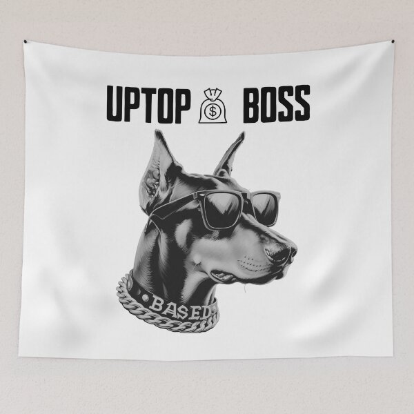 Item preview, Based Doberman Dog with Sunglasses Funny Graphic  designed and sold by freshwear design.