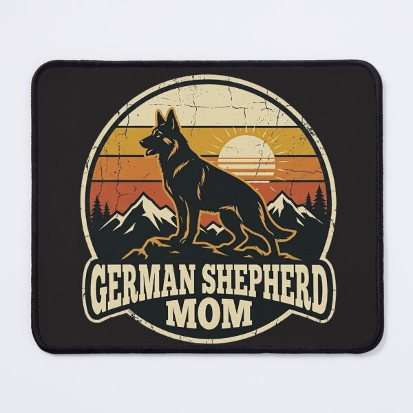 Item preview, Retro German Shepherd Mom Sticker - Distressed Dog Mom Gift designed and sold by Meharshop.