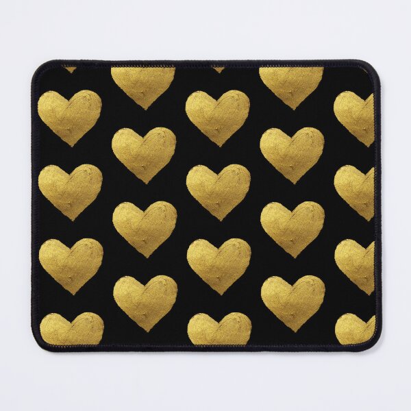 Item preview, Minimalist Metallic Gold Heart Paint designed and sold by A touch of creativity.