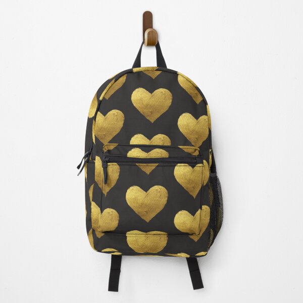 Item preview, Minimalist Metallic Gold Heart Paint designed and sold by A touch of creativity.