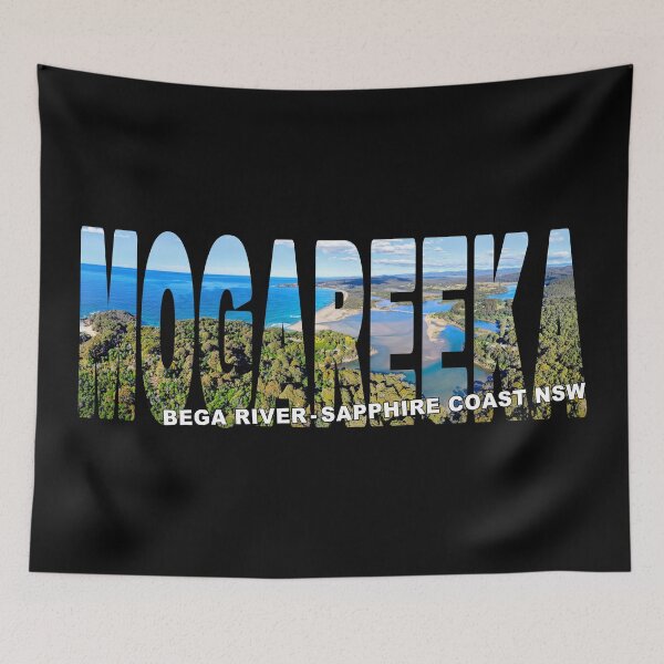 Item preview, MOGAREEKA Bega River Sapphire Coast NSW - Salt Water Lagoon Sunny Day designed and sold by Adam Gormley.