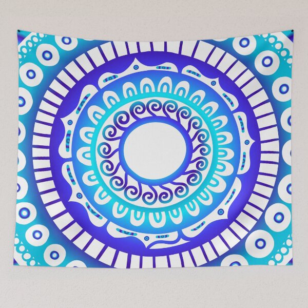 Item preview, Mandala Blues designed and sold by Marianna's Meraki.