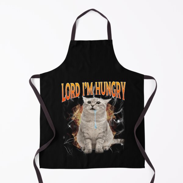 Item preview, Hungry Drooling Cat Meme Lord Im Hungry designed and sold by elderberry.