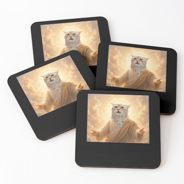 Item preview, Funny Drooling Cat Lord Meme Humor Art designed and sold by elderberry.