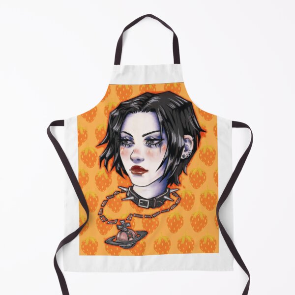 Item preview, Goth Strawberry Punk Girl Lowbrow designed and sold by Hinawoj.