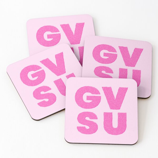 Item preview, Pink GVSU Block Logo designed and sold by Katelyn Bailey.