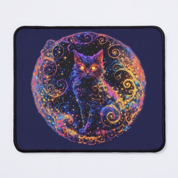 Item preview, Fractal Nova Cat designed and sold by Cathedral of Curiosity.