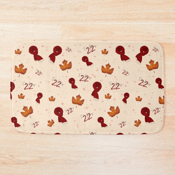 Item preview, "I'm Feeling 22" Autumn Vibe & Red Scarf Pattern designed and sold by Pop & Punch.