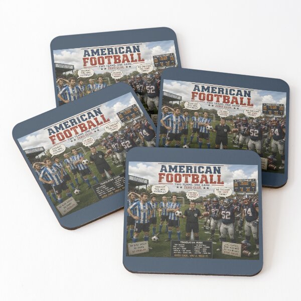 Item preview, American Football Two Teams One Game Zero Clue Funny Sports designed and sold by Hornace88studio.