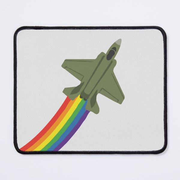 Item preview, Fighter Jet Rainbow designed and sold by Gkinoki.
