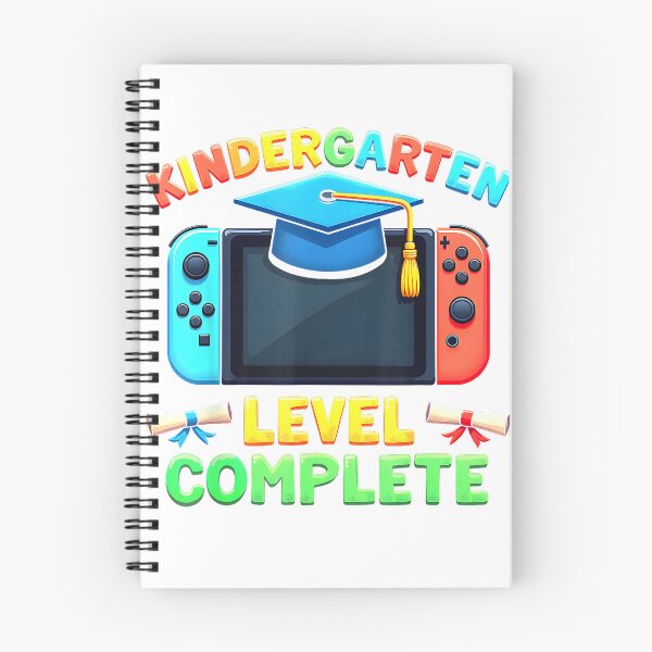 Item preview, Kindergarten Level Complete Graduation Class 2026 Gamer Boys T-Shirt designed and sold by gidget-gadget.