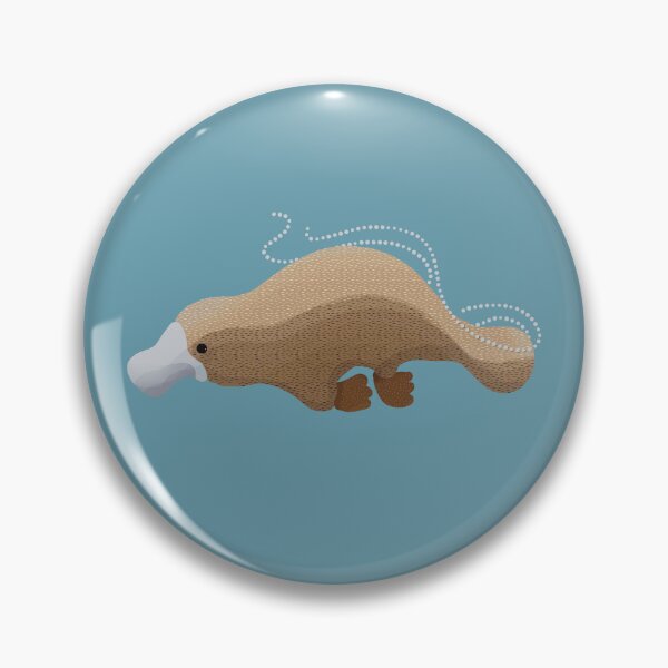 Item preview, Cute Swimming Platypus Kawaii Australian Wildlife designed and sold by Karin Taylor.