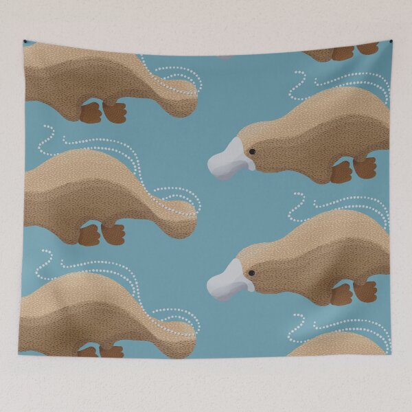 Item preview, Cute Swimming Platypus Kawaii Australian Wildlife designed and sold by Karin Taylor.
