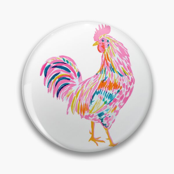 Item preview, Preppy Rooster | Cute Colorful Cockerel Farmhouse Aesthetic Design designed and sold by ThePreppyArtist.