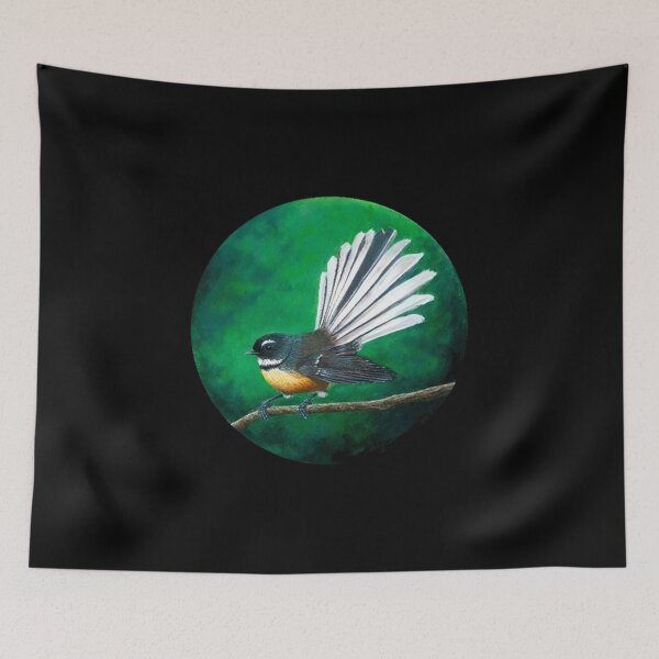 Item preview, Fantail Nz Bird designed and sold by goombi-creative.