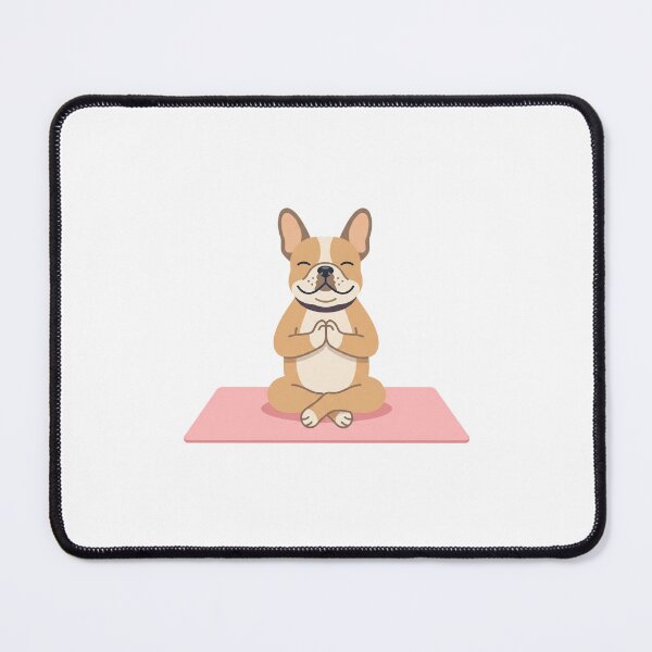 Item preview, Cute French Bulldog Yoga Lotus Pose Meditation designed and sold by PictoVibe.