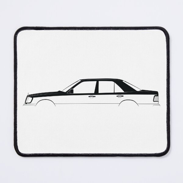 Item preview, 500 E (W124) (Black) designed and sold by Car Silhouettes.
