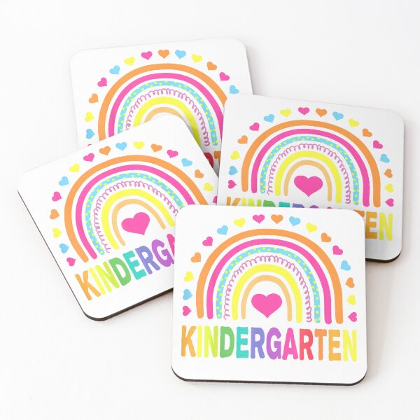 Item preview, Kindergarten Rainbow Girls Boys Teacher Team Kinder Squad T-Shirt designed and sold by Voila-creative.