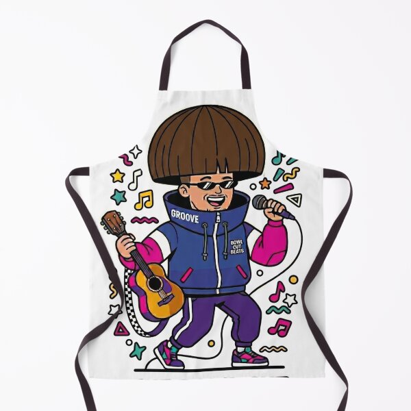 Item preview, Retro Bowl Cut Groove Indie Rock designed and sold by Tel A Pet.