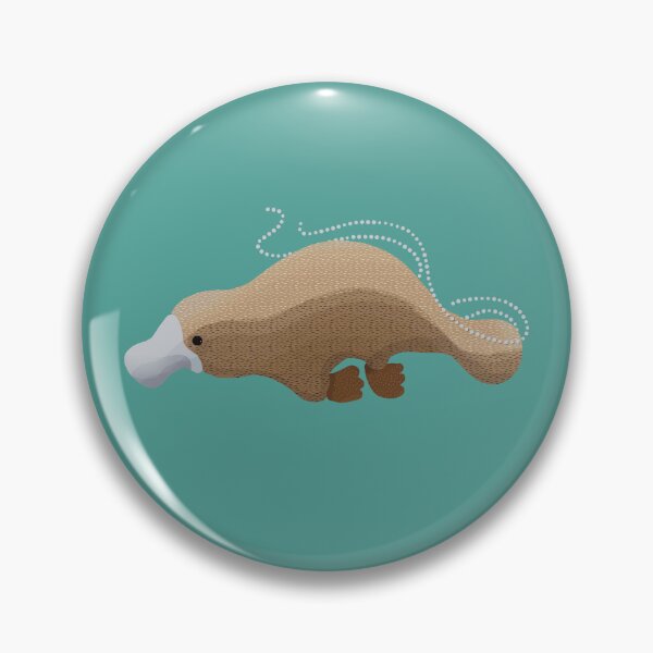 Item preview, Cute Swimming Platypus Kawaii Australian Wildlife designed and sold by Karin Taylor.