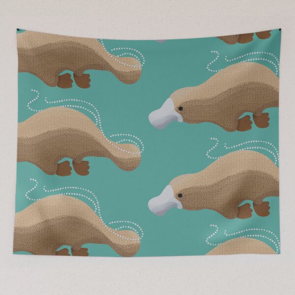 Item preview, Cute Swimming Platypus Kawaii Australian Wildlife designed and sold by Karin Taylor.