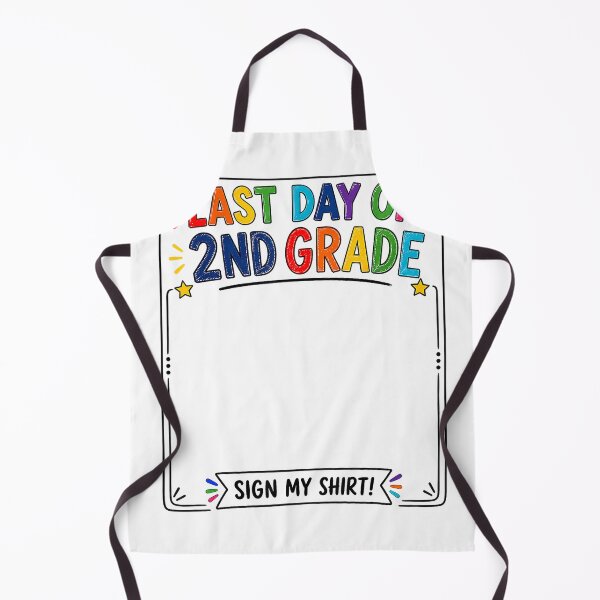 Item preview, Last Day of 2nd Grade Sign My Shirt Autograph Graduation T-Shirt designed and sold by Badriiiii.