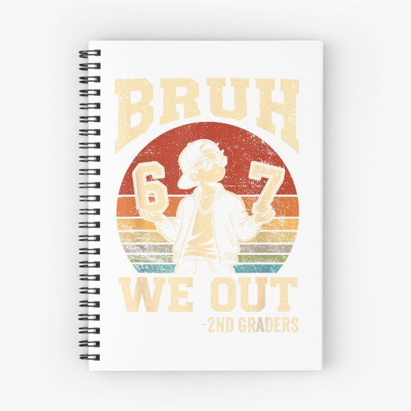 Item preview, Last Day of School Bruh We Out 2nd Grade Graduation 6 7 Meme T-Shirt designed and sold by rawr00.