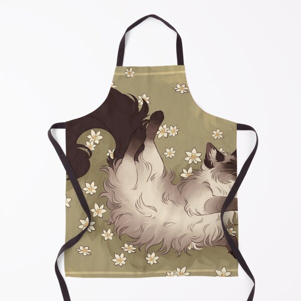 Item preview, Fluffy Longhair Cat Floral Pattern Illustration designed and sold by GloomWood.