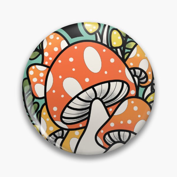 Item preview, Retro Orange Mushies designed and sold by MadisonElisabeth.
